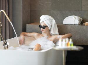 woman relaxing, chemo hair loss, chemotherapy hair loss,
