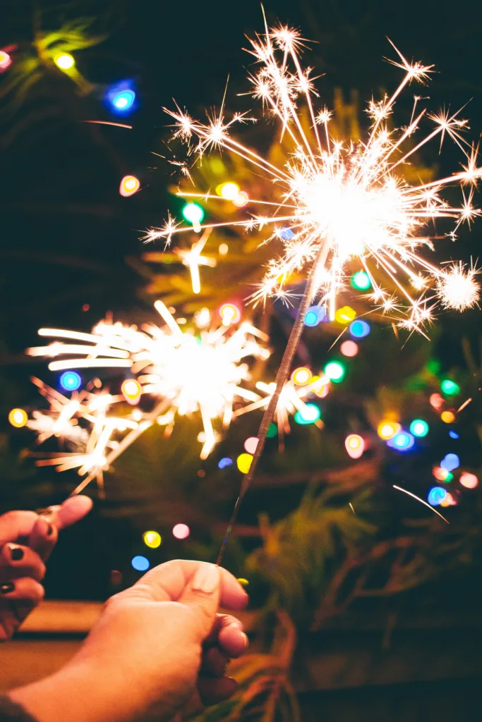 fireworks, sparklers