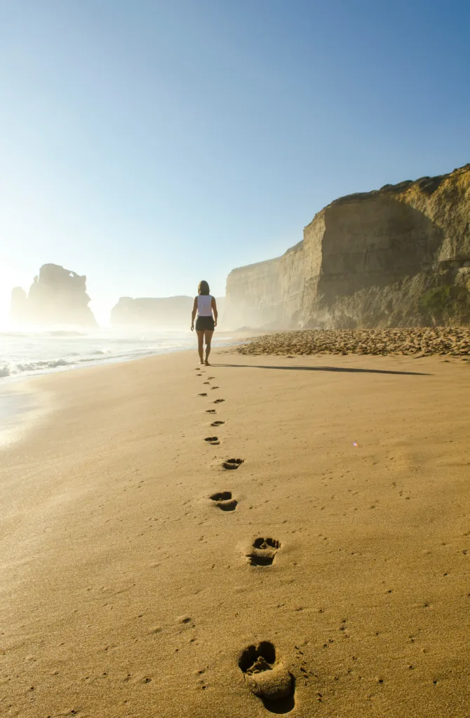 sand footsteps, hair loss, hair growth